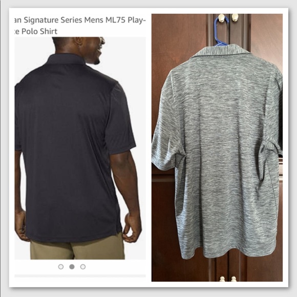 Greg Norman Grey Play Dry Fit Golf Shirt Size XL - Picture 6 of 11